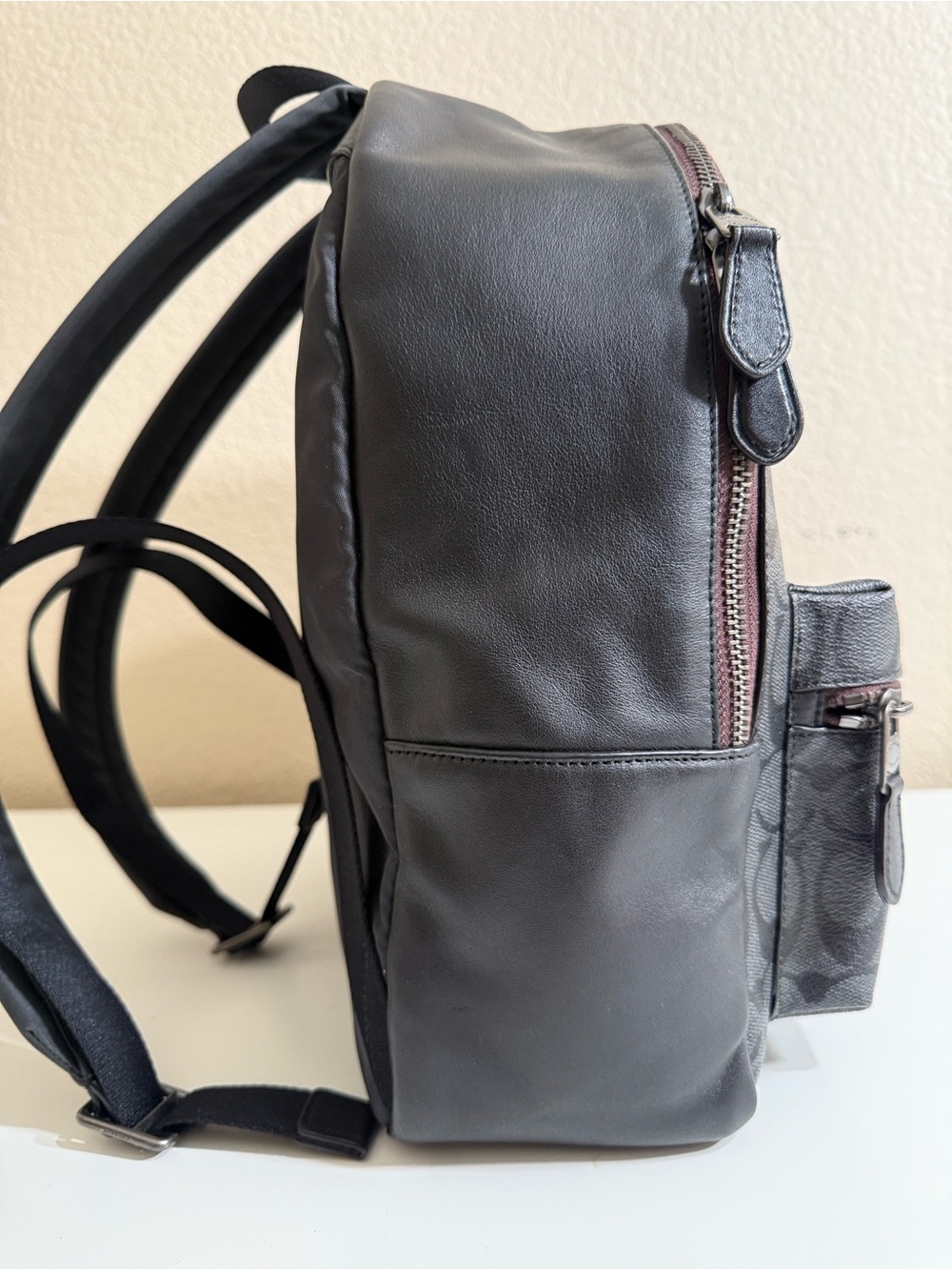 Coach Charlie Graffiti Backpack in Signature Canvas - Picture 7 of 12